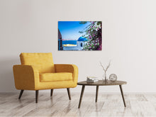 Laden Sie das Bild in den Galerie-Viewer, Leinwandbild Exklusives Santorini