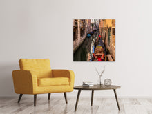 Laden Sie das Bild in den Galerie-Viewer, Leinwandbild Die Gondeln von Venedig