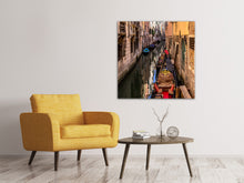 Laden Sie das Bild in den Galerie-Viewer, Leinwandbild Die Gondeln von Venedig