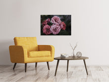 Laden Sie das Bild in den Galerie-Viewer, Leinwandbild Romantische Rosen