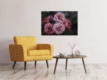 Laden Sie das Bild in den Galerie-Viewer, Leinwandbild Romantische Rosen