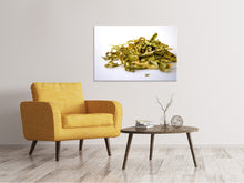 Laden Sie das Bild in den Galerie-Viewer, Leinwandbild Tee Blätter