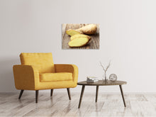 Laden Sie das Bild in den Galerie-Viewer, Leinwandbild Frischer Ingwer