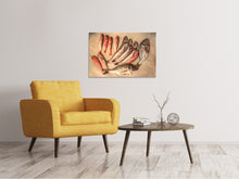 Laden Sie das Bild in den Galerie-Viewer, Leinwandbild Roher Fisch