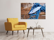 Laden Sie das Bild in den Galerie-Viewer, Leinwandbild Frisch gefangener Fisch