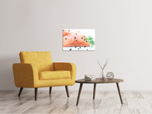Laden Sie das Bild in den Galerie-Viewer, Leinwandbild Roher Lachs