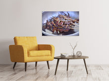 Laden Sie das Bild in den Galerie-Viewer, Leinwandbild Gegrillter Tintenfisch