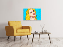 Laden Sie das Bild in den Galerie-Viewer, Leinwandbild Pop-Art Beauty