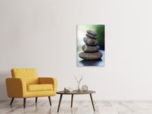 Laden Sie das Bild in den Galerie-Viewer, Leinwandbild Steinstapel