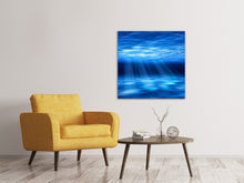 Laden Sie das Bild in den Galerie-Viewer, Leinwandbild Licht unter Wasser