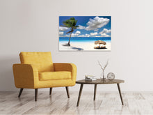 Laden Sie das Bild in den Galerie-Viewer, Leinwandbild Strand an der blauen Lagune