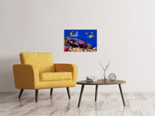 Laden Sie das Bild in den Galerie-Viewer, Leinwandbild Welt der Fische