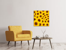 Laden Sie das Bild in den Galerie-Viewer, Leinwandbild Ein Strauss Sonnenblumen