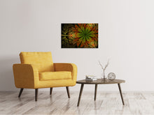 Laden Sie das Bild in den Galerie-Viewer, Leinwandbild Abstraktes Blumenmuster