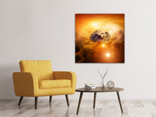 Laden Sie das Bild in den Galerie-Viewer, Leinwandbild Mystischer Planet Erde