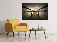 Laden Sie das Bild in den Galerie-Viewer, Leinwandbild Die Holzbrücke