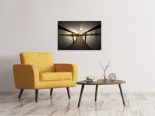 Laden Sie das Bild in den Galerie-Viewer, Leinwandbild Die Holzbrücke