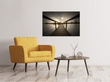 Laden Sie das Bild in den Galerie-Viewer, Leinwandbild Die Holzbrücke