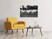 Laden Sie das Bild in den Galerie-Viewer, Leinwandbild Die Mustang Herde