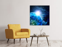 Laden Sie das Bild in den Galerie-Viewer, Leinwandbild Galaxien