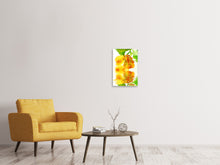 Laden Sie das Bild in den Galerie-Viewer, Leinwandbild Fliessende Orchideenblüte