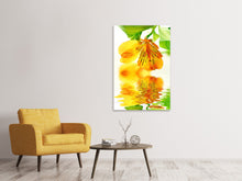 Laden Sie das Bild in den Galerie-Viewer, Leinwandbild Fliessende Orchideenblüte