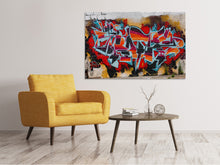 Laden Sie das Bild in den Galerie-Viewer, Leinwandbild New York Graffiti