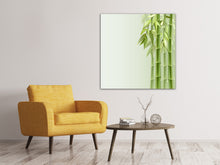 Laden Sie das Bild in den Galerie-Viewer, Leinwandbild Bambuswall