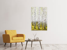 Laden Sie das Bild in den Galerie-Viewer, Leinwandbild Der Birkenwald im Frühling
