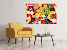 Laden Sie das Bild in den Galerie-Viewer, Leinwandbild Frisches Obst