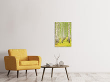 Laden Sie das Bild in den Galerie-Viewer, Leinwandbild Der Birkenwald im Spätsommer