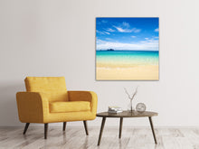 Laden Sie das Bild in den Galerie-Viewer, Leinwandbild Blaue Lagune