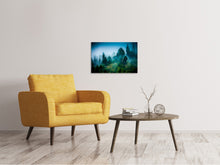 Laden Sie das Bild in den Galerie-Viewer, Leinwandbild Geheimnisvoller Wald