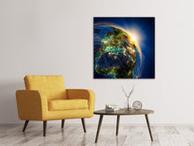 Laden Sie das Bild in den Galerie-Viewer, Leinwandbild Der Planet Erde