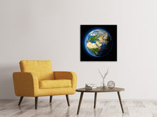 Laden Sie das Bild in den Galerie-Viewer, Leinwandbild Die Erde als Planet
