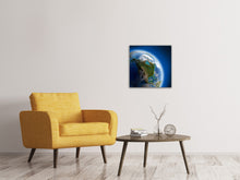 Laden Sie das Bild in den Galerie-Viewer, Leinwandbild Die Erde