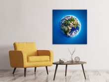 Laden Sie das Bild in den Galerie-Viewer, Leinwandbild Planet Earth