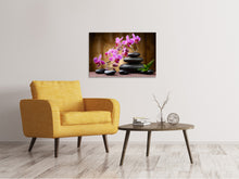 Laden Sie das Bild in den Galerie-Viewer, Leinwandbild Wellness-Steine