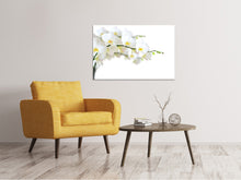 Laden Sie das Bild in den Galerie-Viewer, Leinwandbild Weisse Orchideen