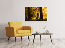 Laden Sie das Bild in den Galerie-Viewer, Leinwandbild Herbstlaub