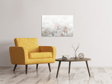 Laden Sie das Bild in den Galerie-Viewer, Leinwandbild Weisse Rosen im Morgentau