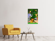 Laden Sie das Bild in den Galerie-Viewer, Leinwandbild Dschungelsafari