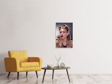 Laden Sie das Bild in den Galerie-Viewer, Leinwandbild Pin Up Kuss