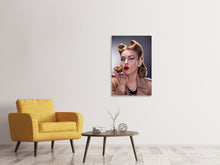 Laden Sie das Bild in den Galerie-Viewer, Leinwandbild Pin Up Kuss
