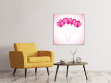Laden Sie das Bild in den Galerie-Viewer, Leinwandbild Herzballons