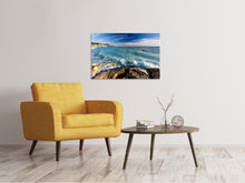 Laden Sie das Bild in den Galerie-Viewer, Leinwandbild Cote D`Azur