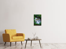 Laden Sie das Bild in den Galerie-Viewer, Leinwandbild Deep Forest Waterfall