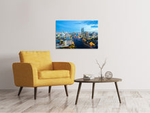 Laden Sie das Bild in den Galerie-Viewer, Leinwandbild Skyline Bangkok in der Abenddämmerung