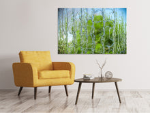 Laden Sie das Bild in den Galerie-Viewer, Leinwandbild Hinter dem Wasserfall