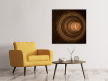 Laden Sie das Bild in den Galerie-Viewer, Leinwandbild Abstrakter Tunnel